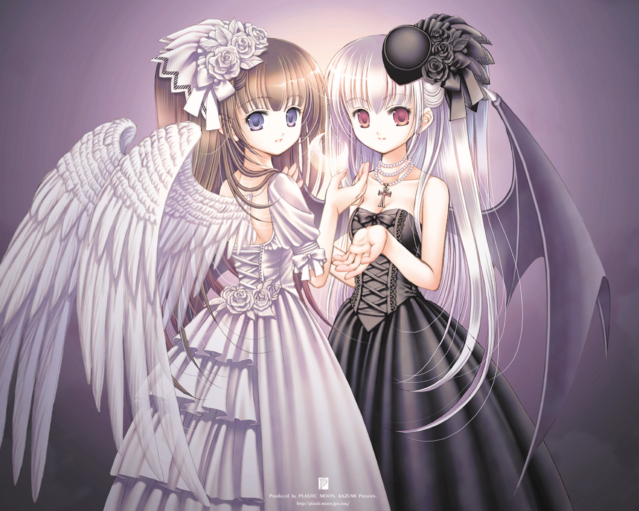 Anime Girl Angel 33 Background Wallpaper Animewp Com