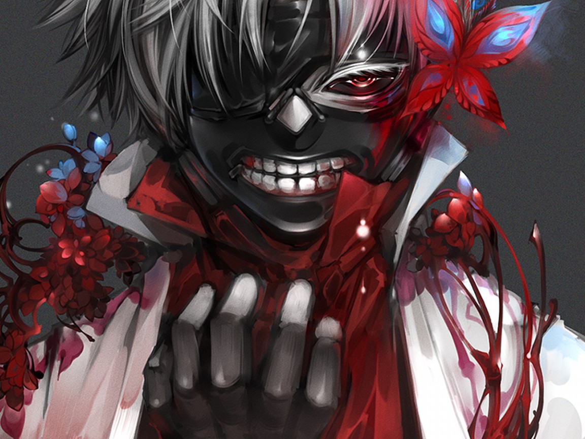 Tokyo Ghoul Ken Kaneki Mask 15 Hd Wallpaper Animewp Com